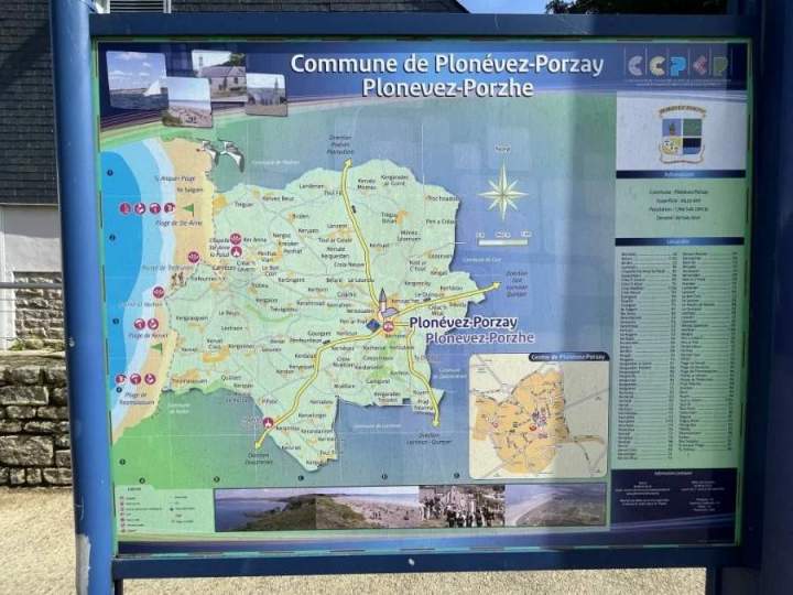 Carte commune près de Plomodiern
